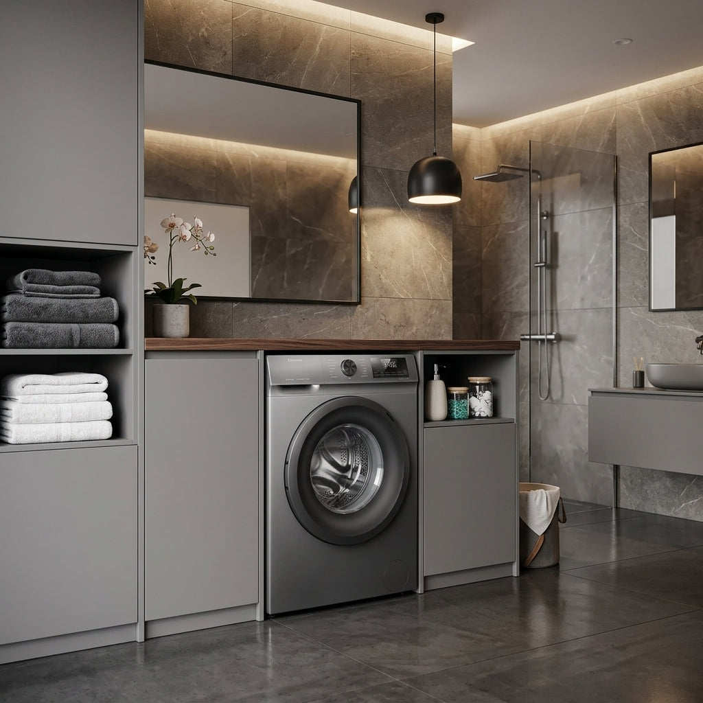 Lave-linge 10.5 Kg Hublot Gris